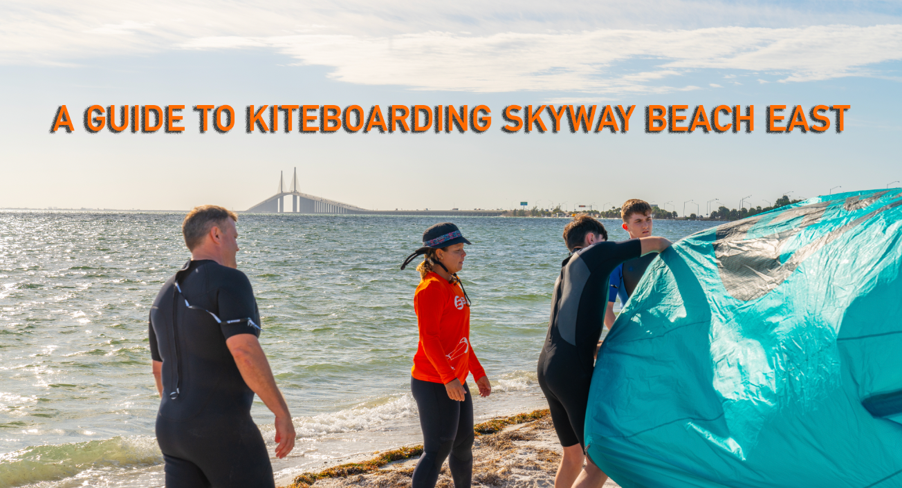 Florida Kiteboarding Locations - Skyway Beach East, St Petersburg 