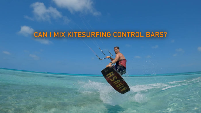 Can I mix kiteboarding control bars?