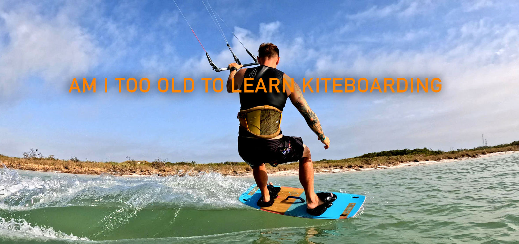 Am I too old to learn kitesurfing? Can a 60-year-old learn to kite surf? Why everyone in Central Florida should consider kitesurfing lessons.