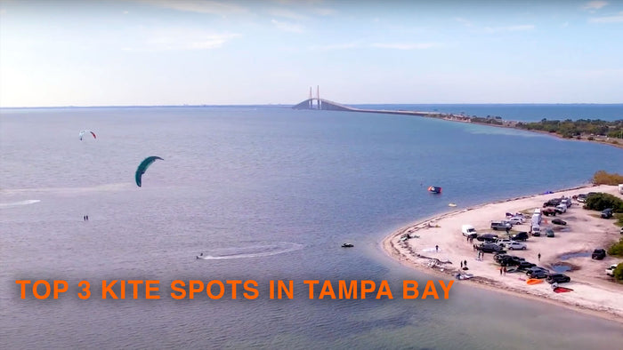 Top three kitesurfing spots in Tampa Bay for beginners.