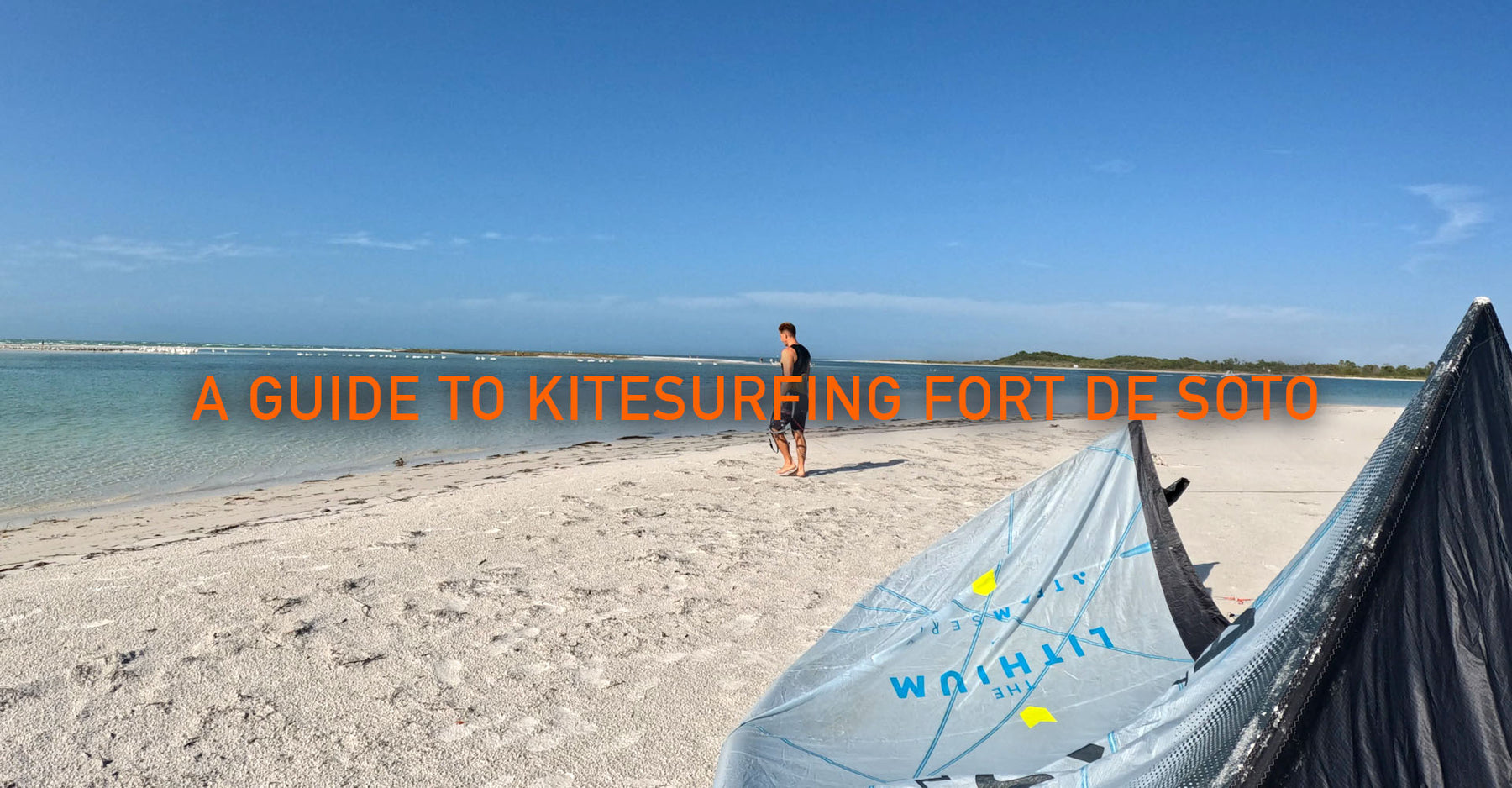The best place for kiteboarding in Central Florida.  A guide to kitesurfing Fort De Soto.