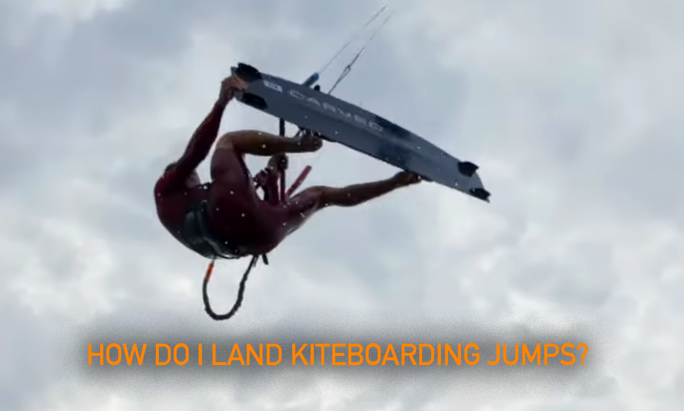 How do I land kiteboarding jumps