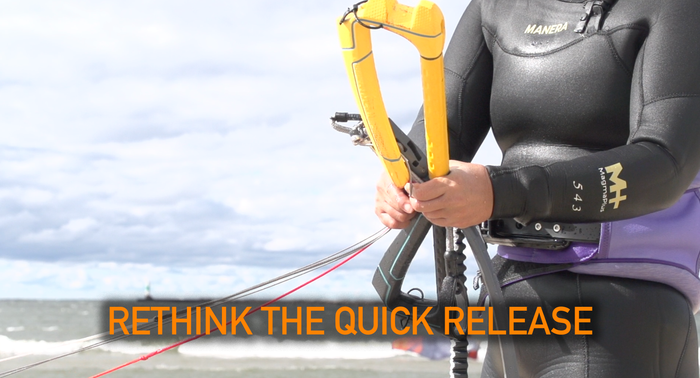 Rethinking the kiteboarding quick release