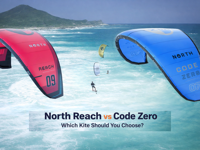 North Reach vs Code Zero kites.
