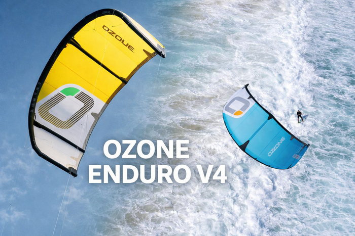 The Ozone Enduro V4 kite by Elite Watersports.