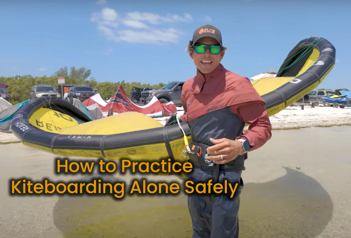 How to Practice Kiteboarding Alone Safely (Get Away from the Beach and ...