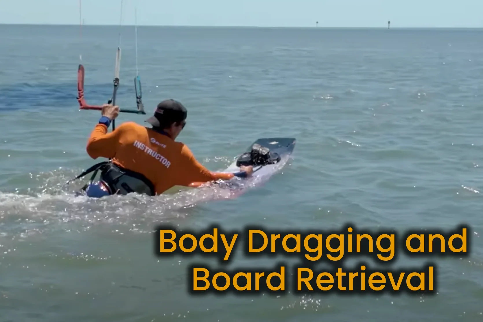 How to Master Upwind Body Dragging and Board Retrieval in Deep Water (Beginner to Advanced Kiteboarding Guide)