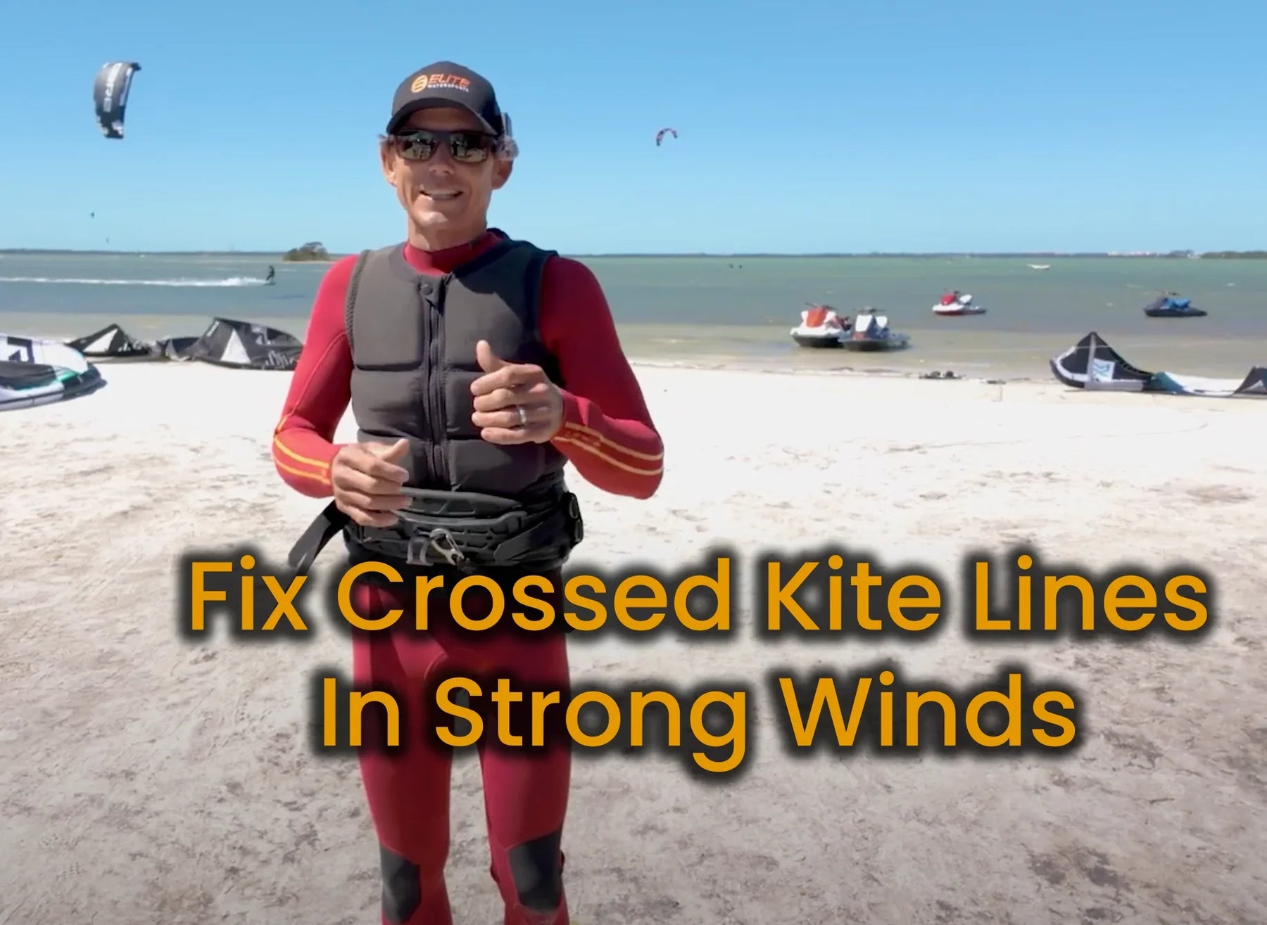 How to Fix Crossed Kite Lines in Strong Wind