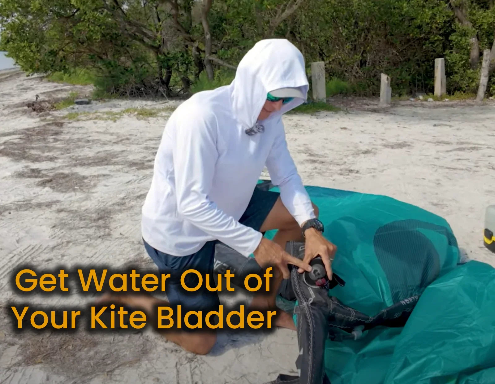 How Do I Get Water Out of My Kite Bladder?