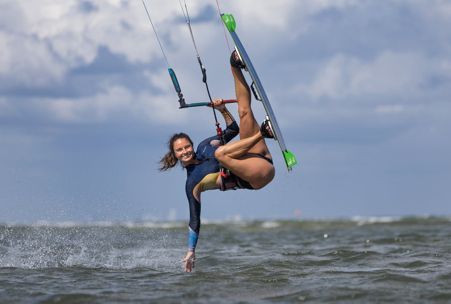 Kite boarding St. Peterburg, Lassing Park.
