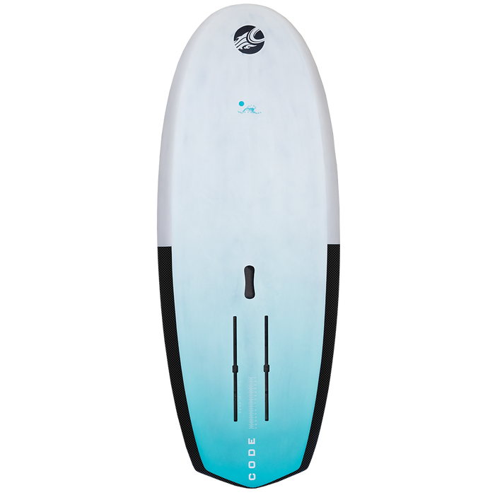 2026 Cabrinha Code wing foil board bottom, available at Elite Watersports