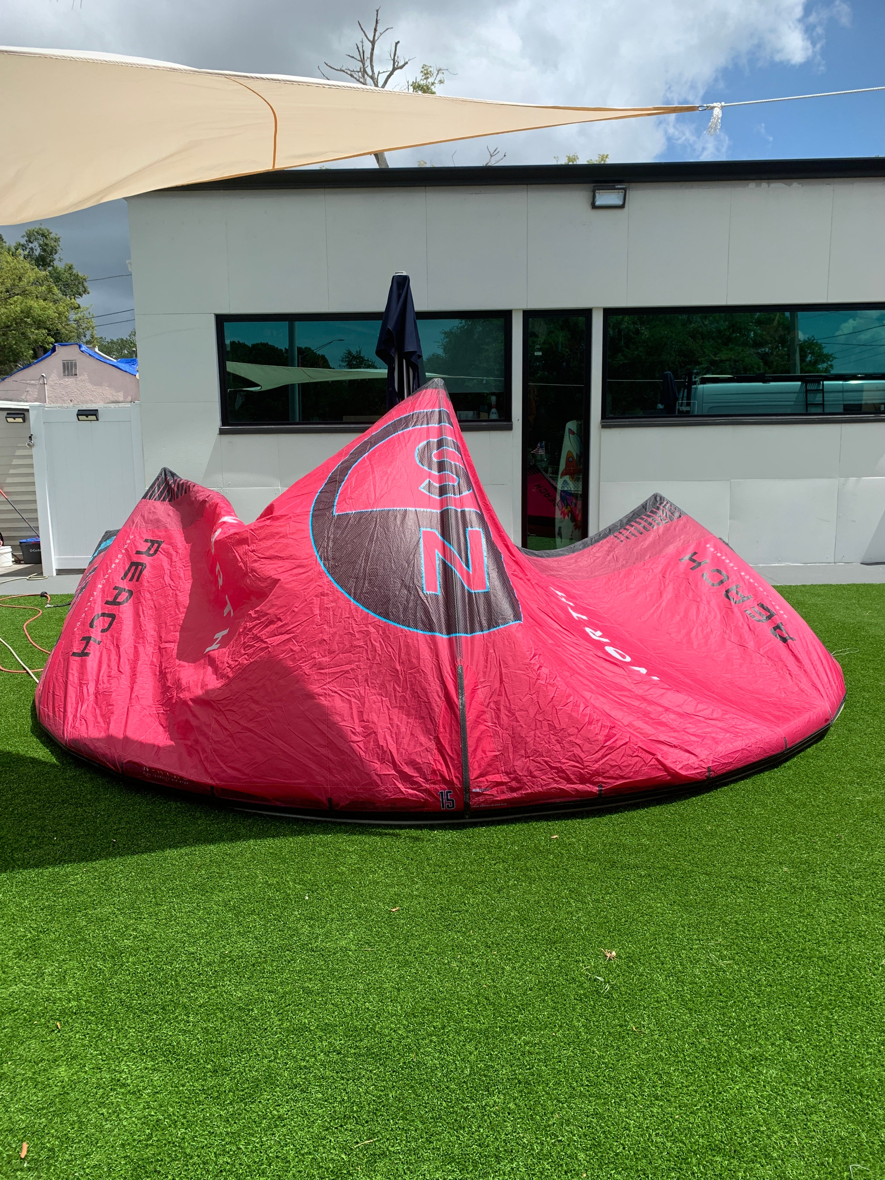 2025 North Reach Kite Rubine Red 15m Demo
