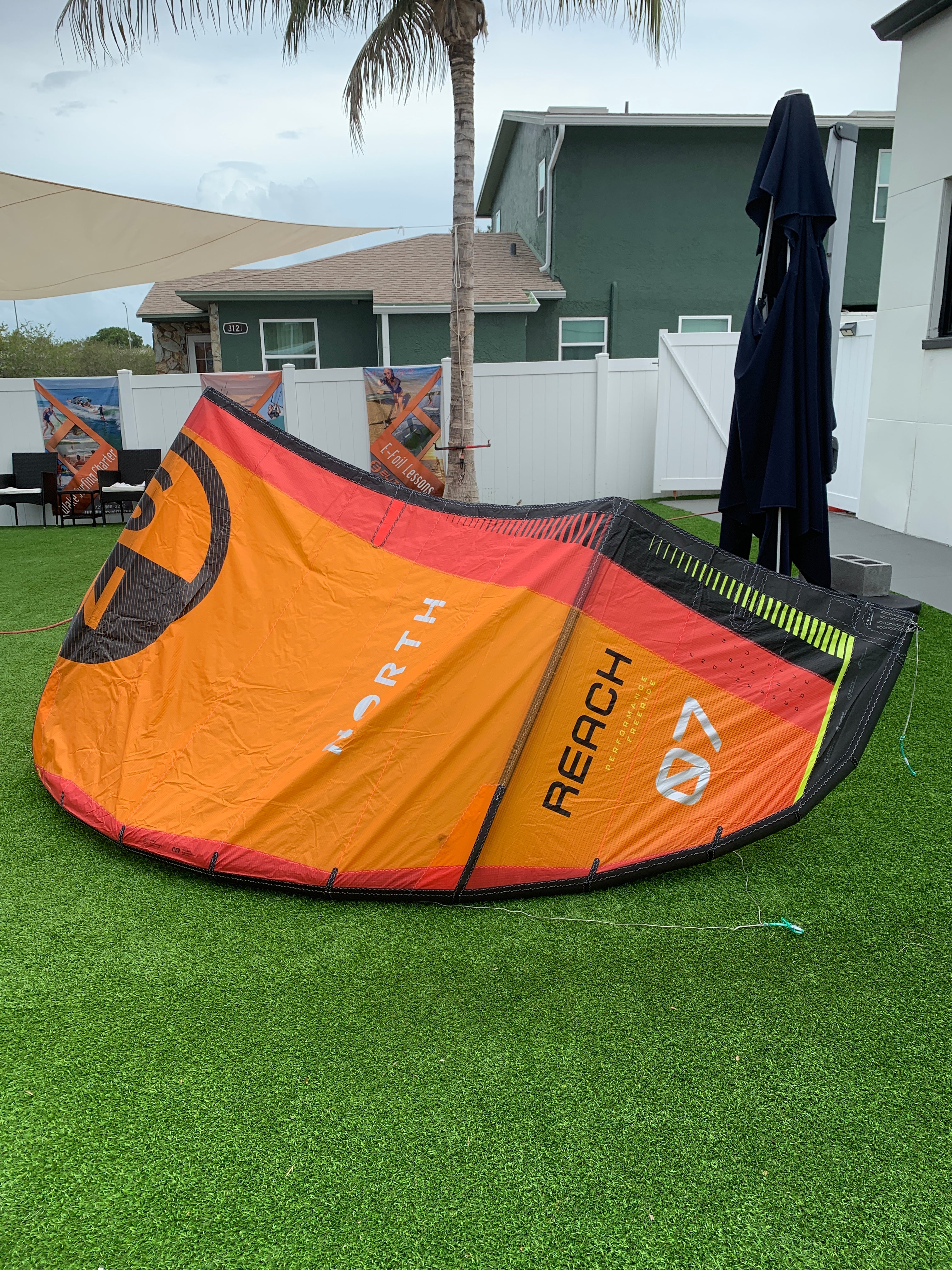 2026 North Reach Kite 7m Orange Demo