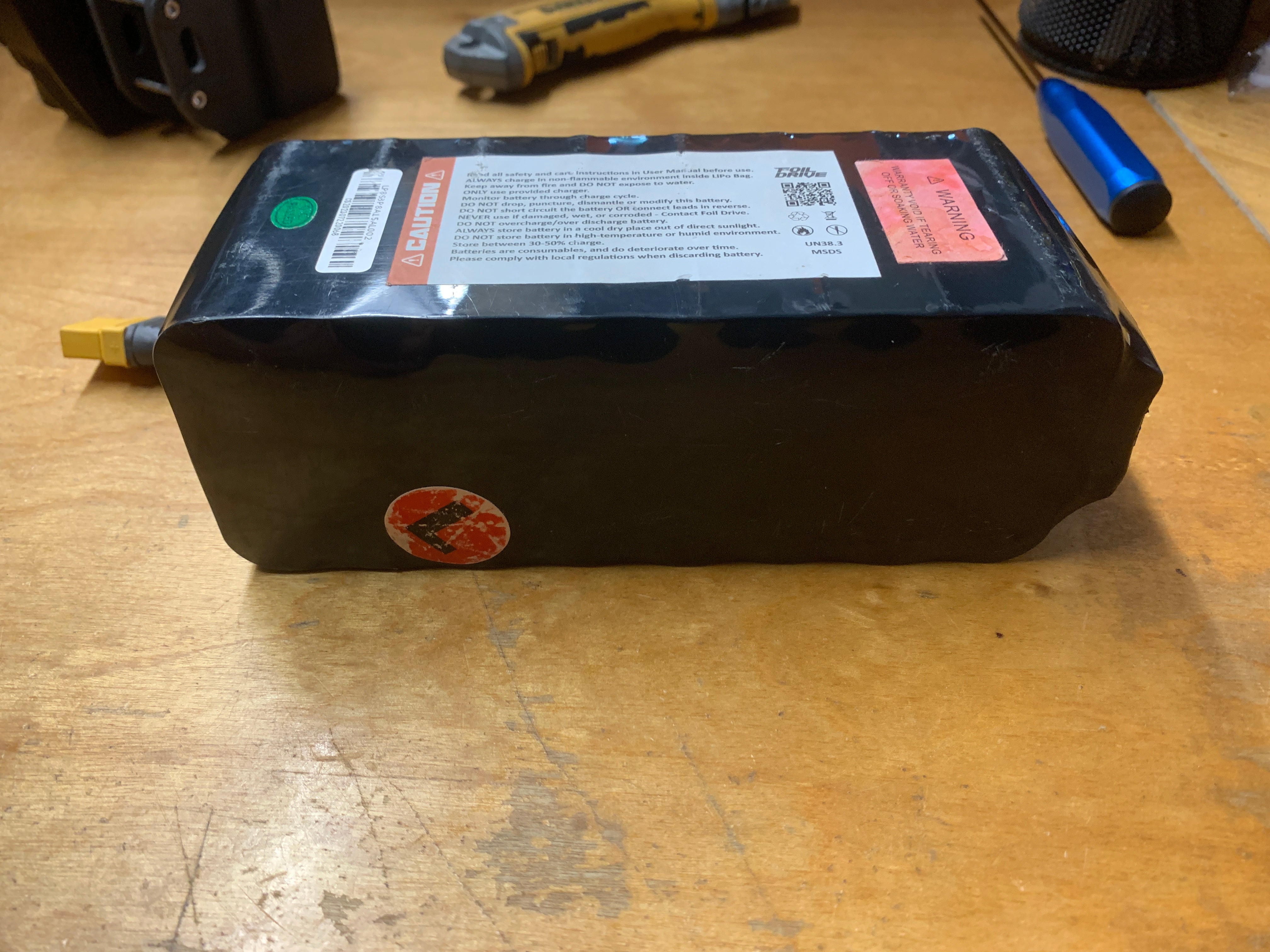 Foil Drive Assist Plus Battery Used