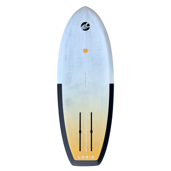 2026 Cabrinha Logic foil board underside, available at Elite Watersports