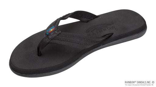Rainbow The Paisley – Ladies Soft Top Rubber with a 3/4" Nylon Flirty Braidy Strap