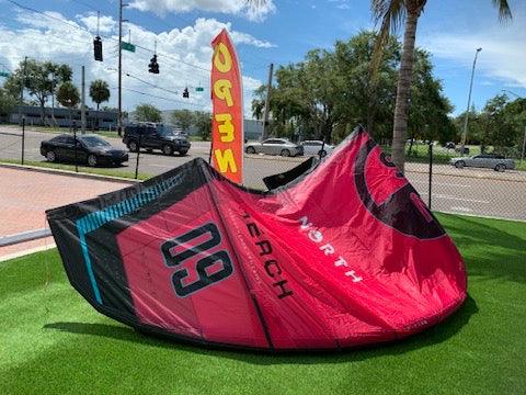 2025 North Reach Kite Rubine Red 9m Demo