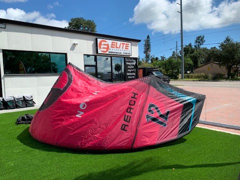 2025 North Reach Kite Rubine Red 12m Demo