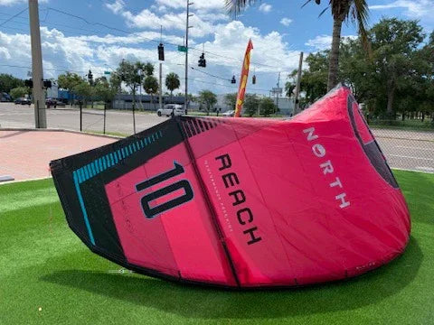 2025 North Reach Kite Rubine Red 10m Demo