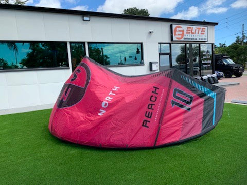2025 North Reach Kite Rubine Red 10m Demo