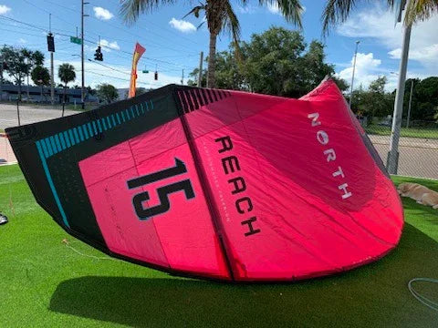 2025 North Reach Kite Rubine Red 15m Demo
