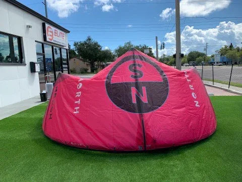 2025 North Reach Kite Rubine Red 10m Demo