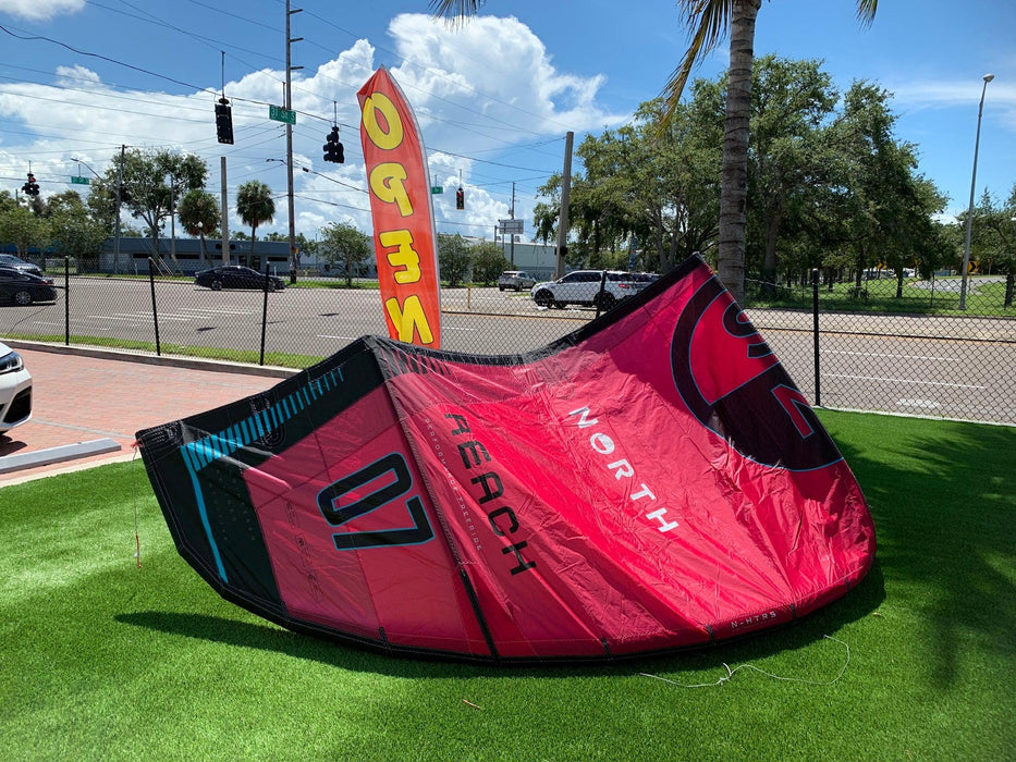 2025 North Reach Kite Rubine Red 7m Demo