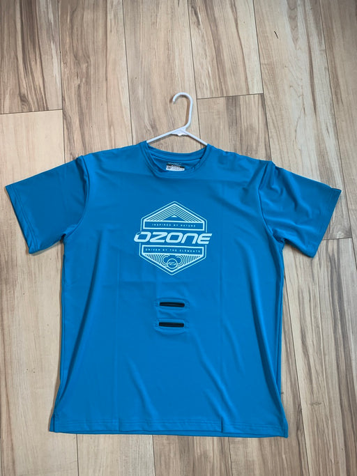 ozone short sleeve rashgaurd blue