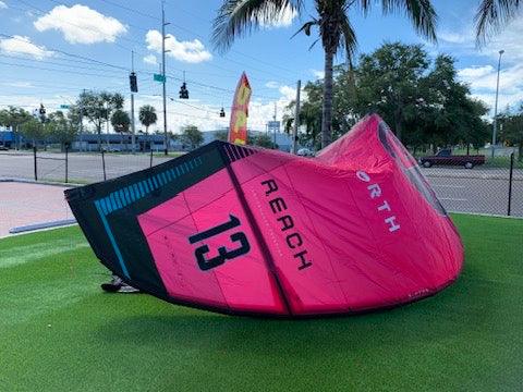 2025 North Reach Kite Rubine Red 13m Demo