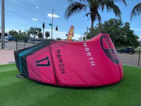2025 North Reach Kite Rubine Red 17m Demo
