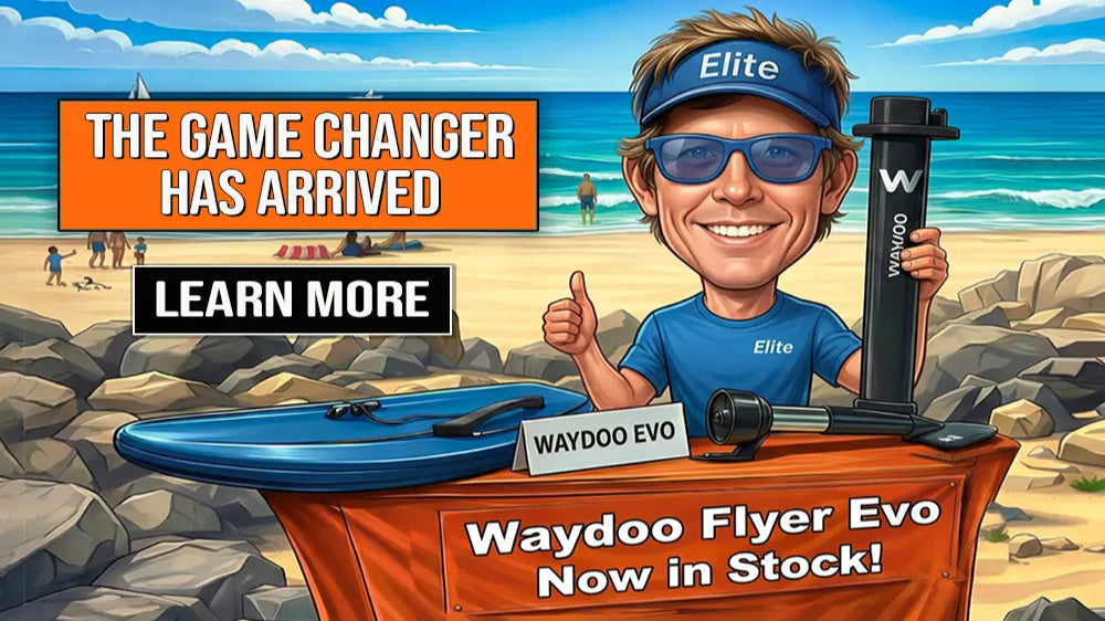 The Waydoo Evo E-foil is a game changer with its cutting edge technology offered at an exceptional price. 